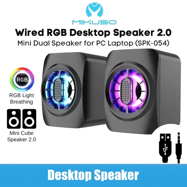 اسپیکر رومیزی میکوسو مدل SPK-054 - تصویر 4